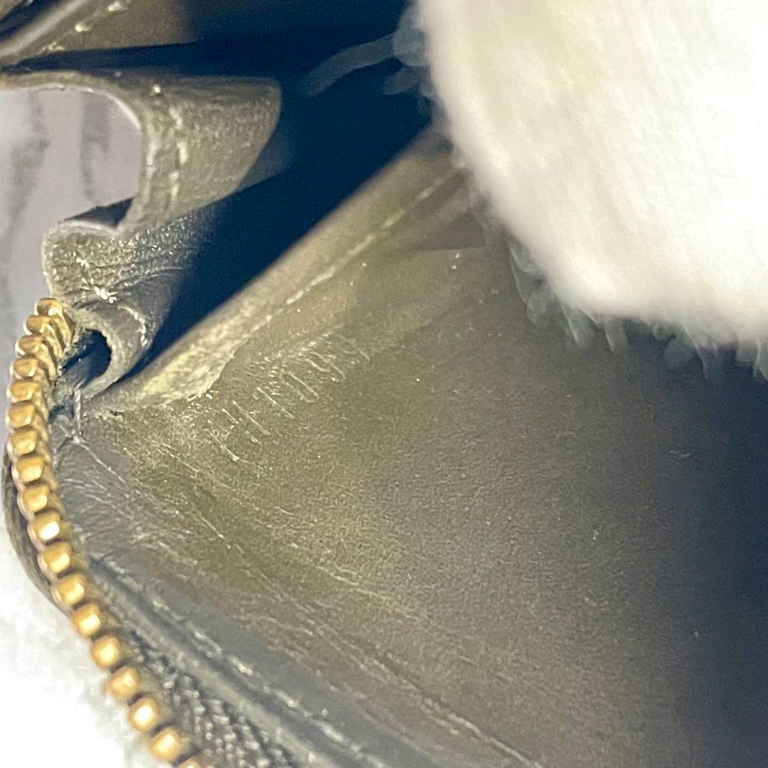 ルイヴィトン　ヴェルニ　ジッピーパース　ブラック×カーキ