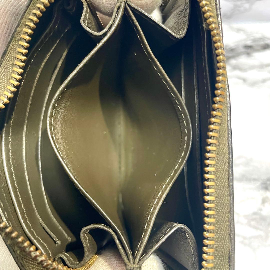 ルイヴィトン　ヴェルニ　ジッピーパース　ブラック×カーキ