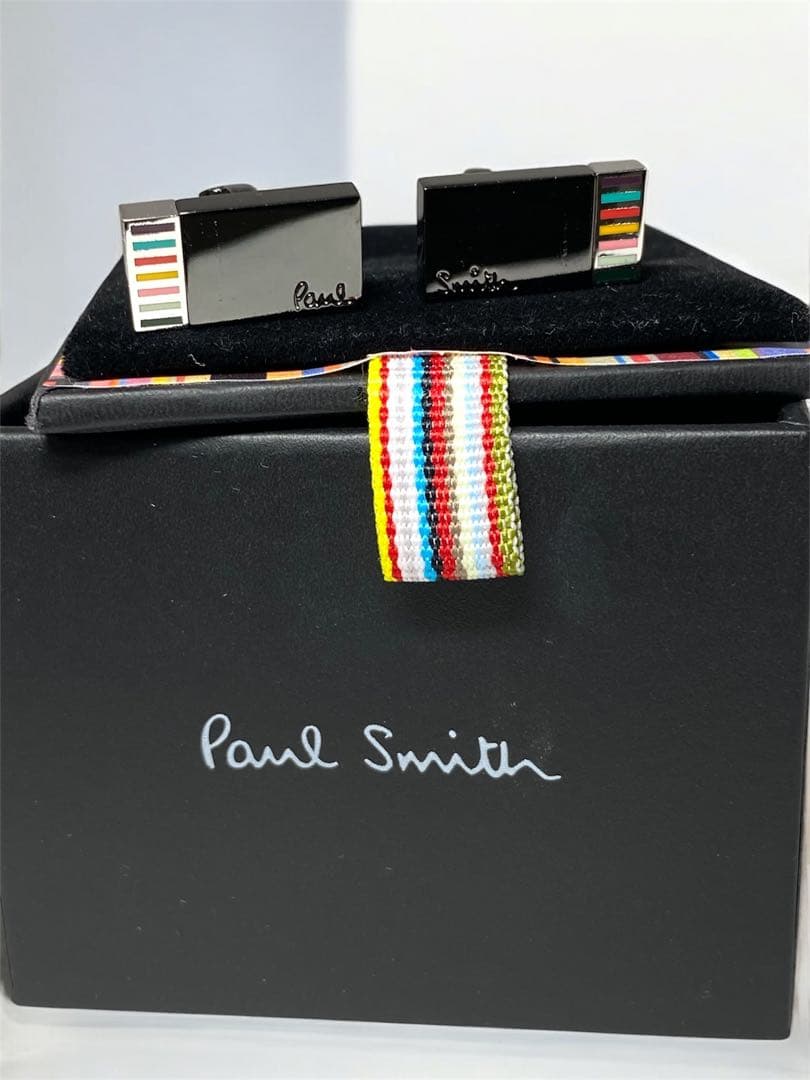 ポールスミス　Paul Smith ストライプ　カフス　ネクタイピン　セット