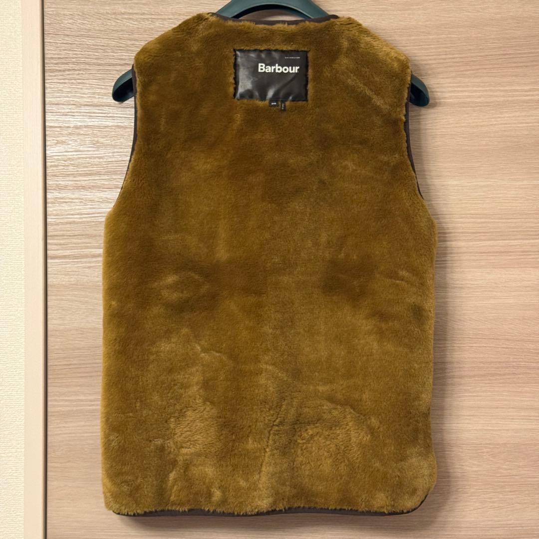 Barbour 36 ファーライナーベスト リバーシブル ブラウン 3ワラント
