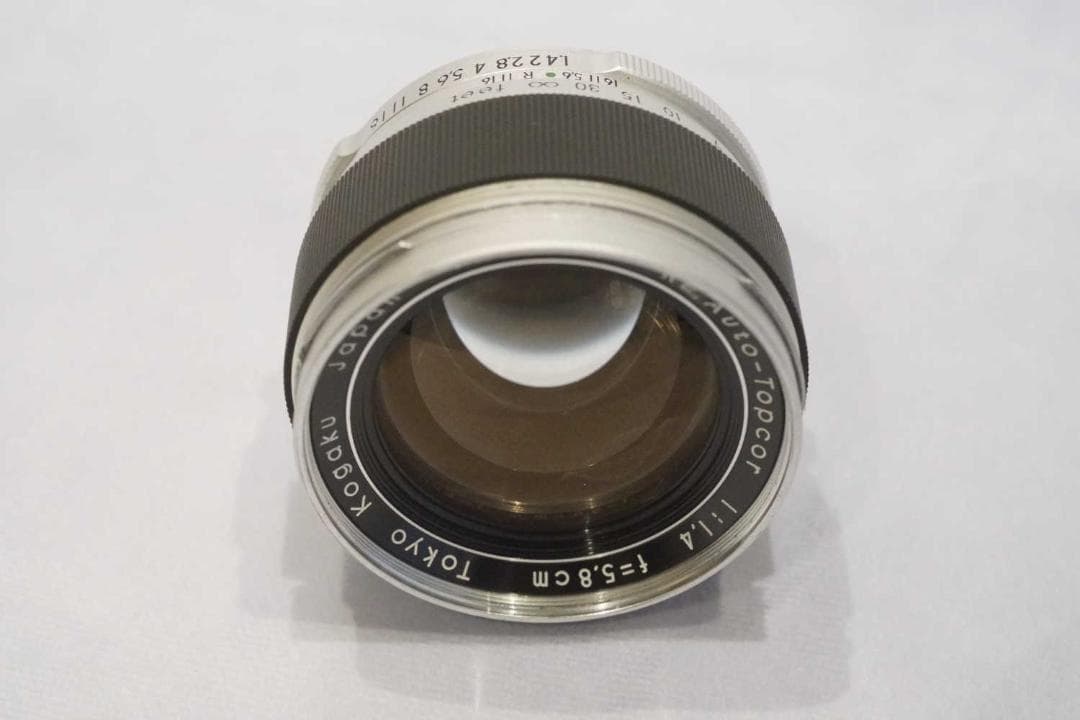 REオートトプコール58mm/1.4　純正フード・前後キャップつき　動作確認済