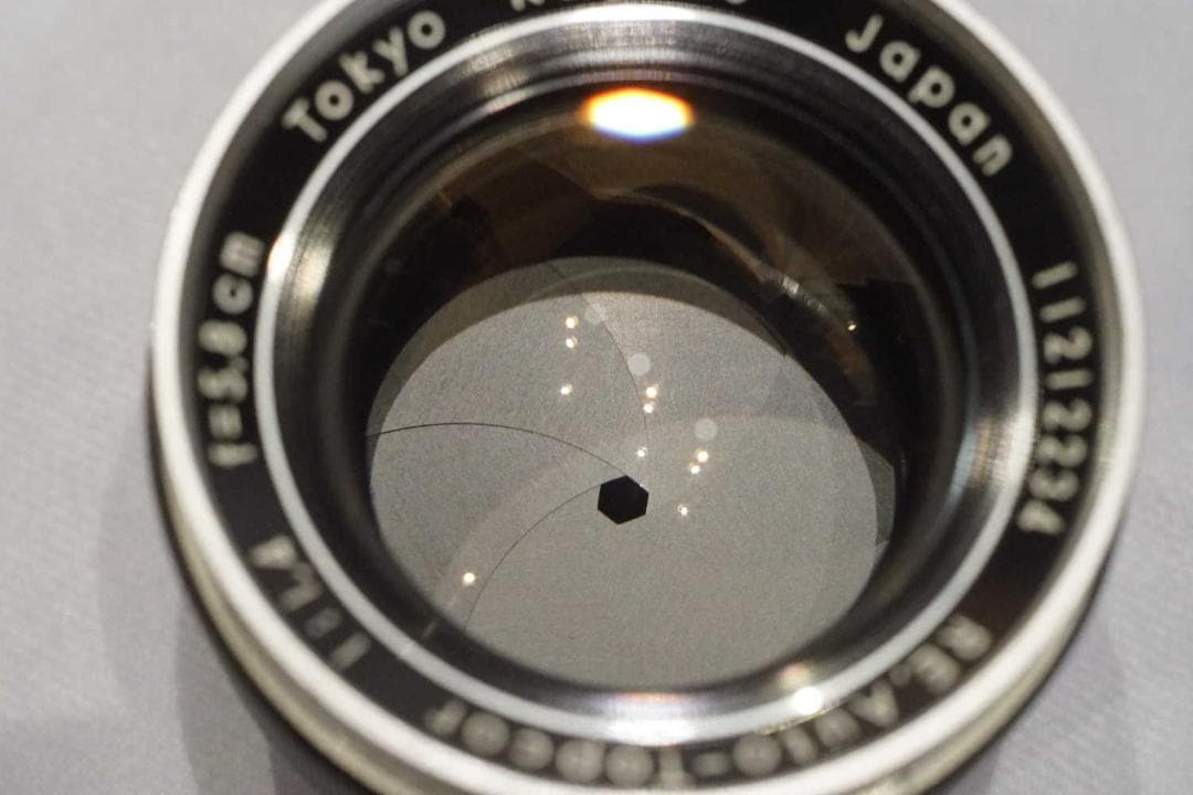 REオートトプコール58mm/1.4　純正フード・前後キャップつき　動作確認済