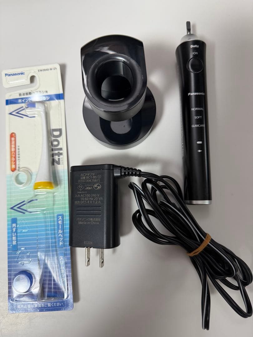 パナソニック 電動歯ブラシ ドルツ 黒 EW-DE55-K EW0940-W