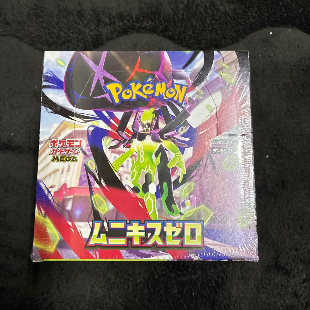 【新品未開封】ポケモンカード MEGA ムニキスゼロ　4BOX シュリンクつき