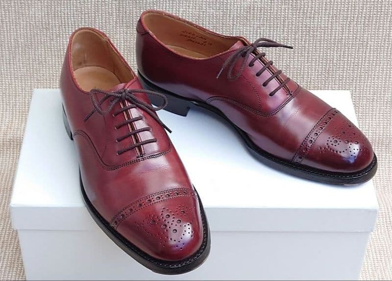 ロイドフットウェア ストレートチップ メダリオン チーニー製 26.5cm