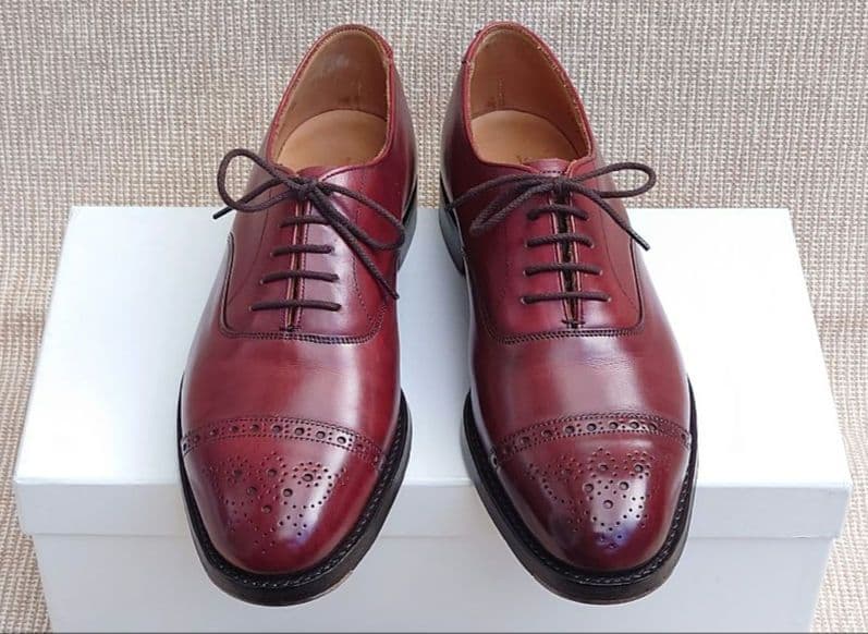 ロイドフットウェア ストレートチップ メダリオン チーニー製 26.5cm