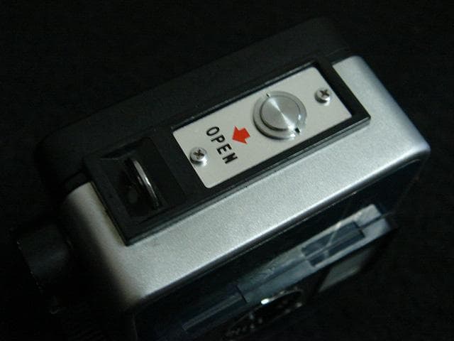 873247 撮影可 リコー オートハーフ E 青メタリック autohalf