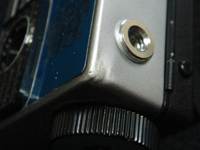 873247 撮影可 リコー オートハーフ E 青メタリック autohalf