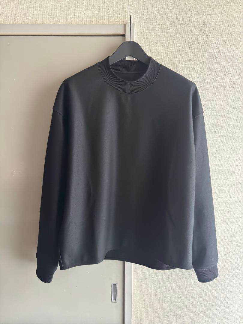 【美品】25AW JIL SANDER WOOL MELTON CREWNECK