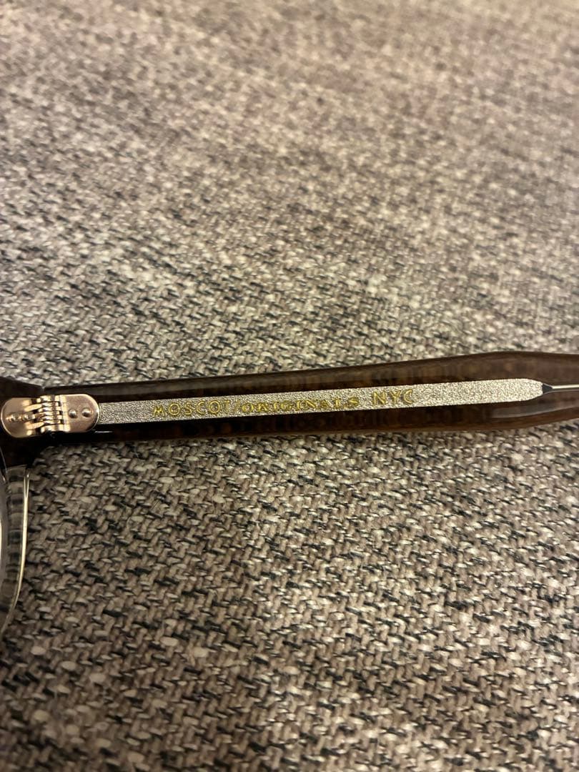 MOSCOT LEMTOSH ジャパンリミテッド　ブラウン　サイズ46 美品