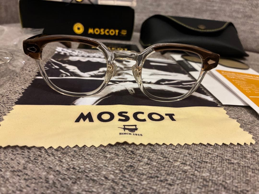 MOSCOT LEMTOSH ジャパンリミテッド　ブラウン　サイズ46 美品