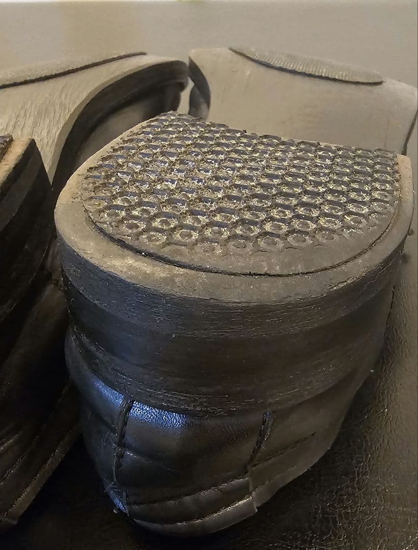 パドローネ シワ加工 ダービーシューズ 26cm / 41黒