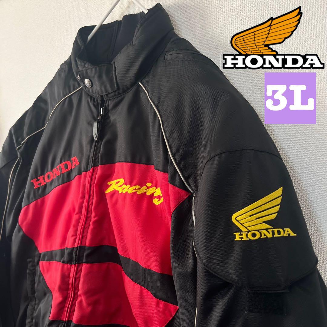 特大）　ホンダ　バイクジャケット　ライダース　ウイングロゴ　３Ｌ