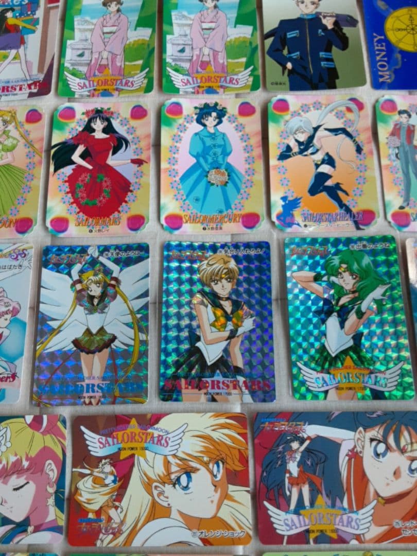 セーラームーン　セーラースターズ他　キューティーハニー　カードセット　まとめ売り