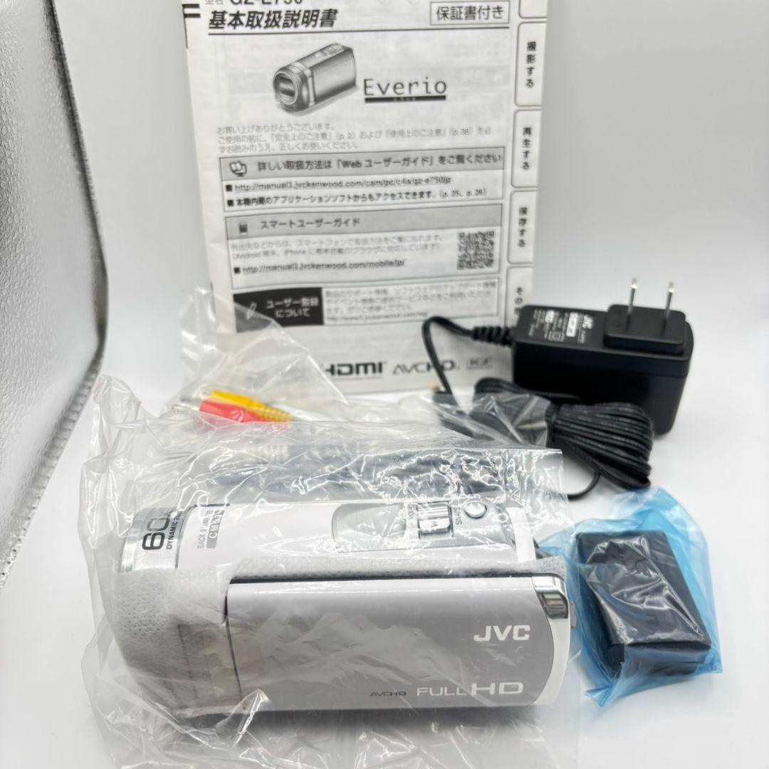 JVC Everio エブリオ GZ-E750-w ホワイト ビデオカメラ