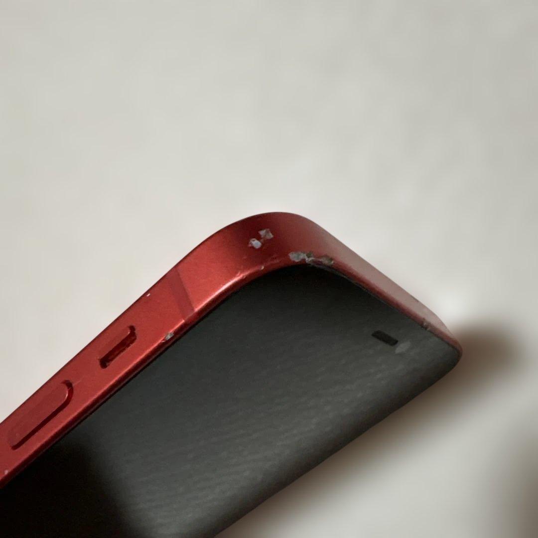 に*く様 Apple iPhone 12 miniレッド本体