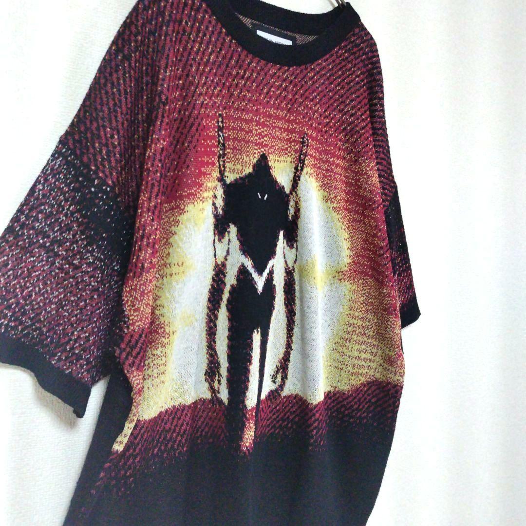 メゾンスペシャル　エヴァンゲリオンコラボニット　セーター　第9使徒　ジャガード