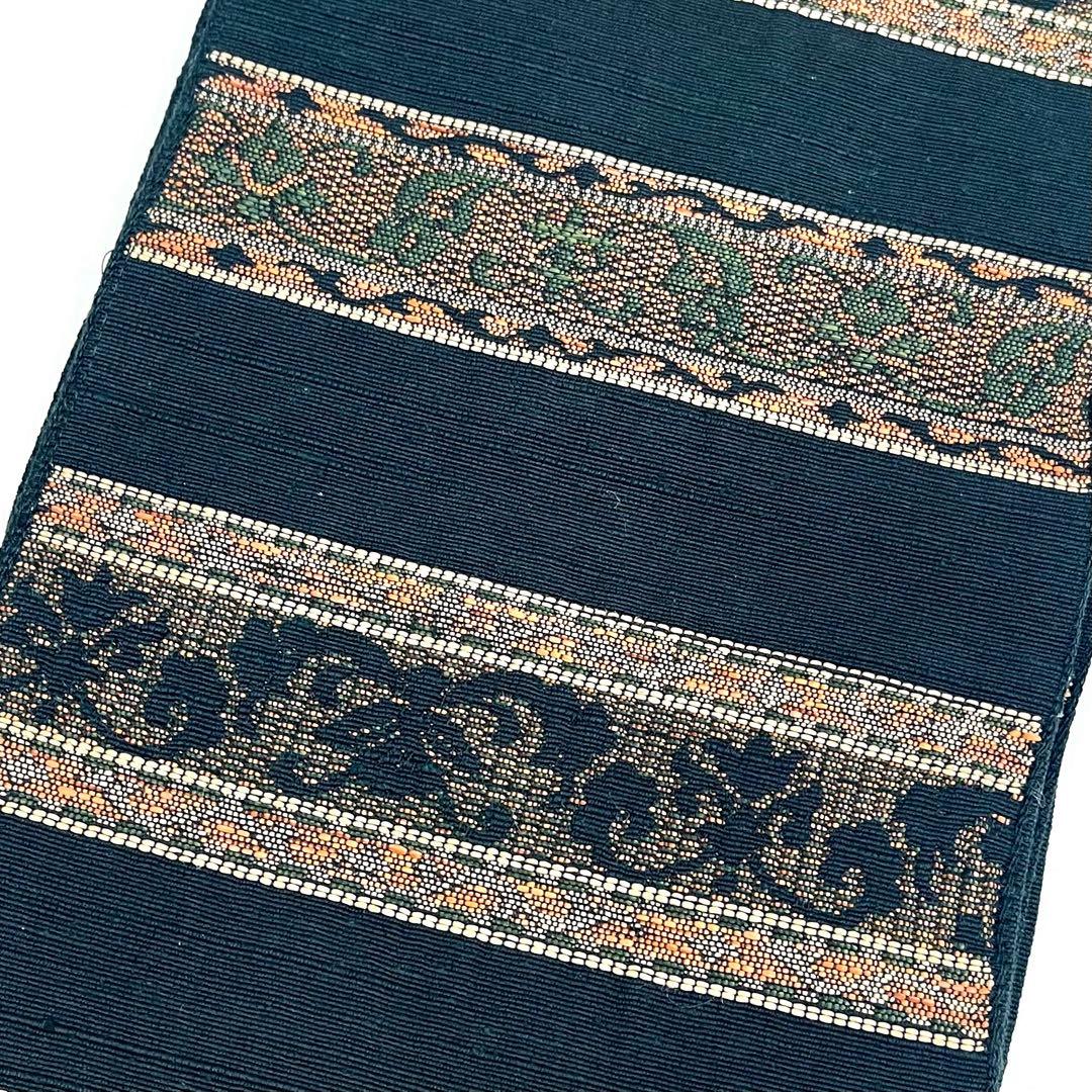 昭和博物館最さです❣️ 【着物と帯 時流】O25765s◆正絹 半幅帯◆