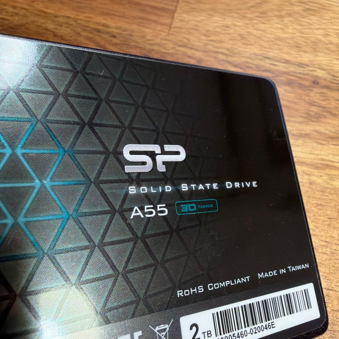 SiliconPower SSD A55 2TB SP 使用時間不明 ユーズド