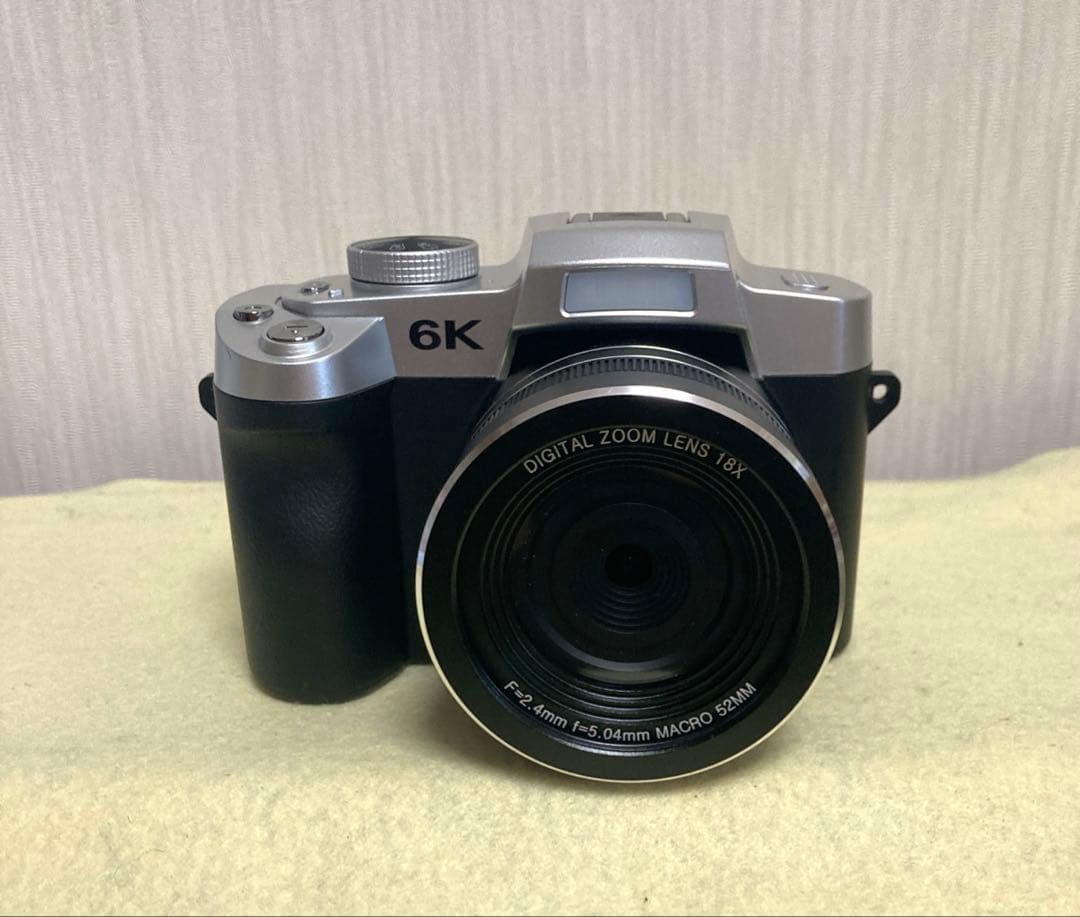 6K録画 デジタルカメラ 8400万画素　18倍デジタルズーム　WiFi出力対応