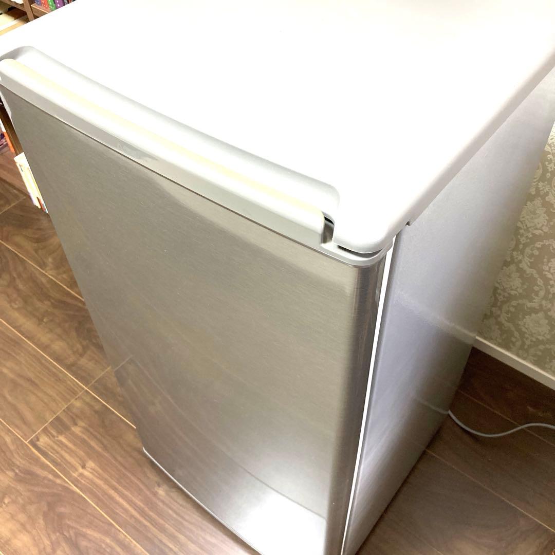 冷蔵庫 ブラッシュシルバー AQR-8G-S 75L 1ドア 右開きタイプ