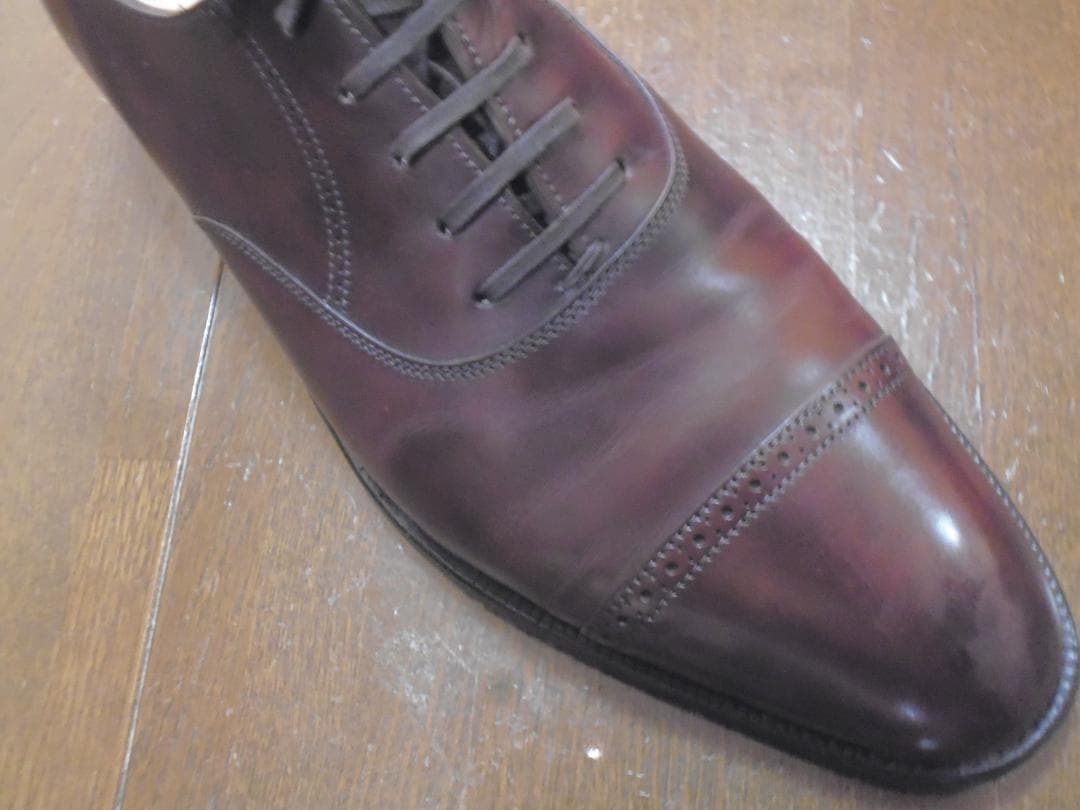 パンダ　ジョンロブ　フィリップ２　７D　ダークブラウンミュージアムカーフ