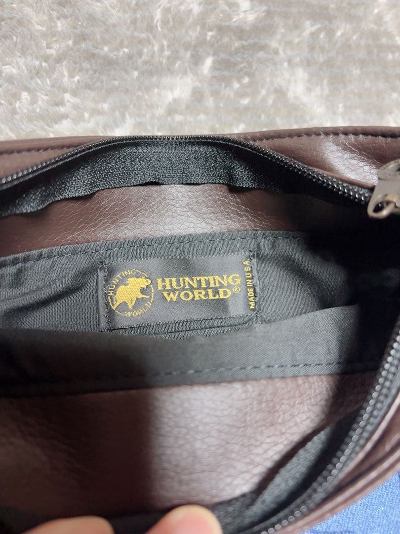 HUNTING WORLD デニムショルダーバッグ