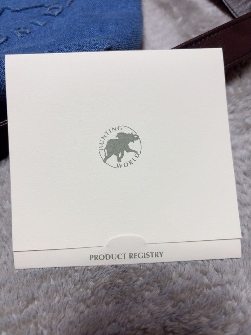 HUNTING WORLD デニムショルダーバッグ