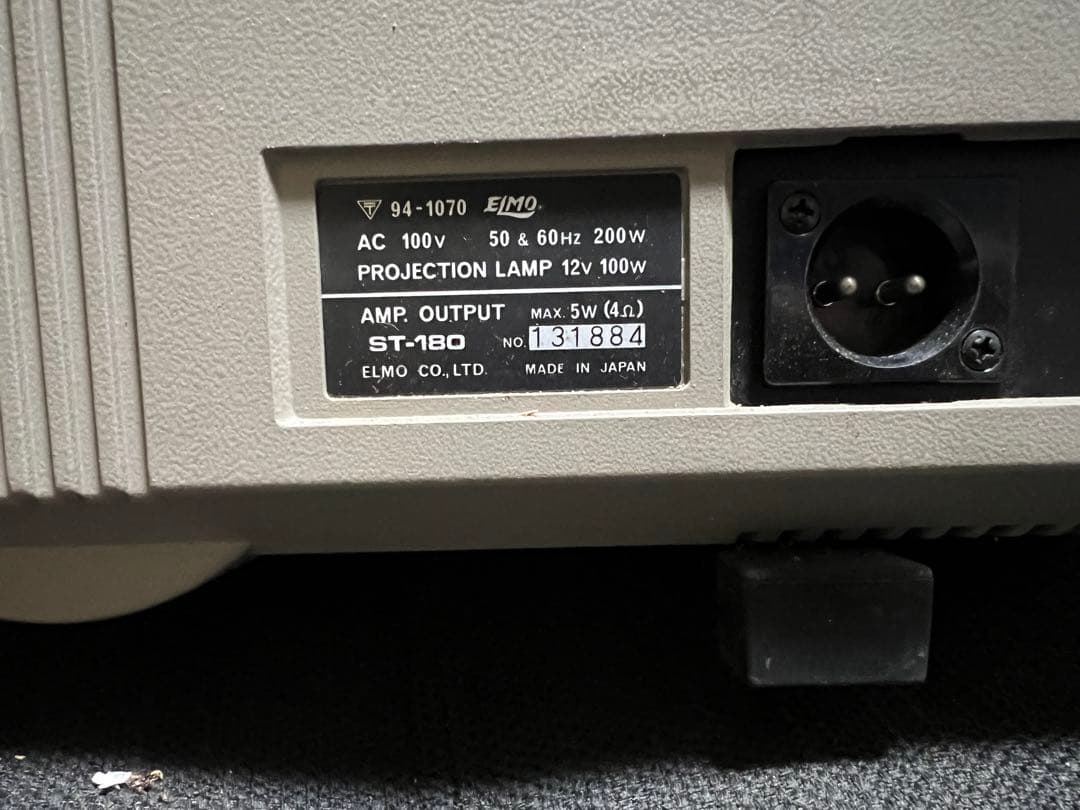 ＥＬＭＯ ＳＴ-１８０ ２-ＴＲＡＣＫ SOUND PROJECTOR 映写機