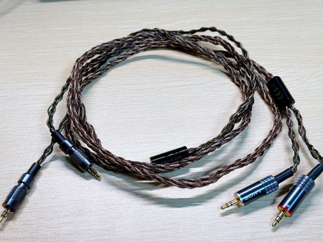 美品　SONY MUC-B20BL1 ヘッドホンケーブル 2m