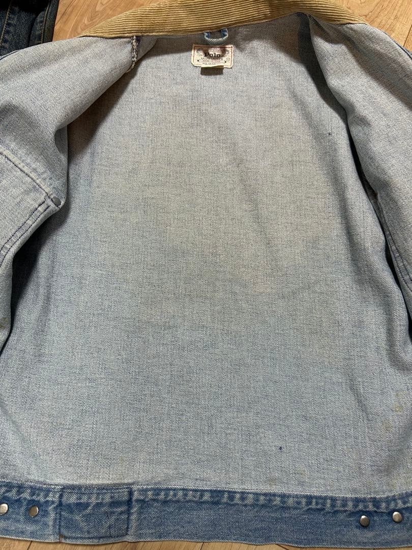 80s〜 ヴィンテージ ラルフローレン　デニムジャケット　インディアンヘッド