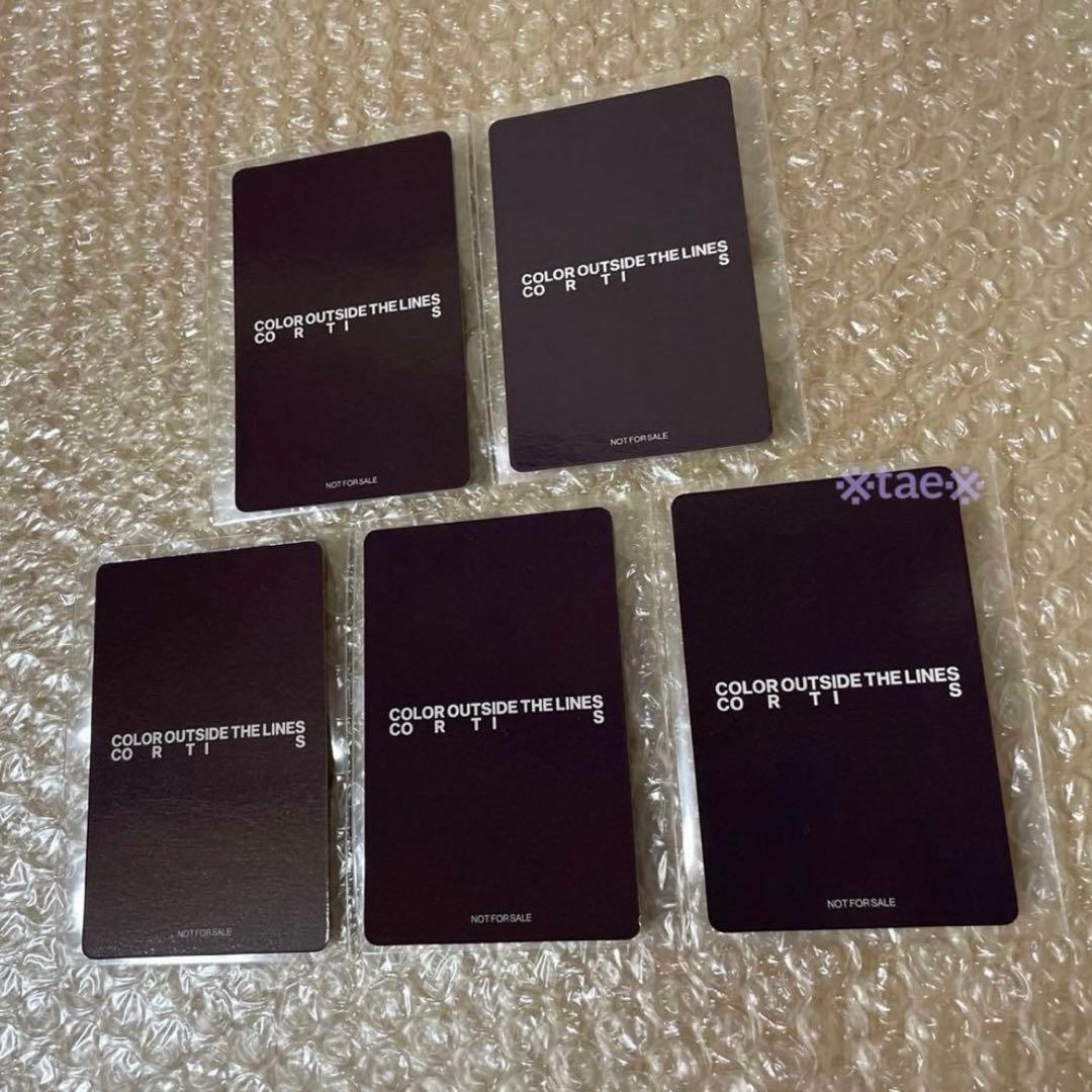 CORTIS ユニバ ラキドロ トレカ コンプリート 5枚