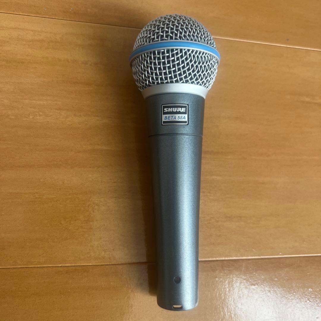 SHURE BETA 58A ダイナミックマイク 専用ケース付き
