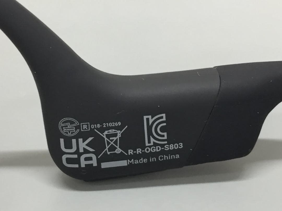 SHOKZ 骨伝導ヘッドホン OPENRUN BLACK S803