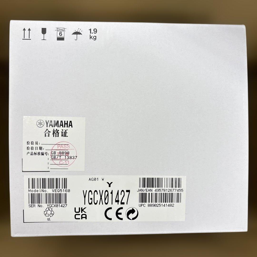 511466 ヤマハ ライブストリーミングマイクロフォン ホワイトAG01 W