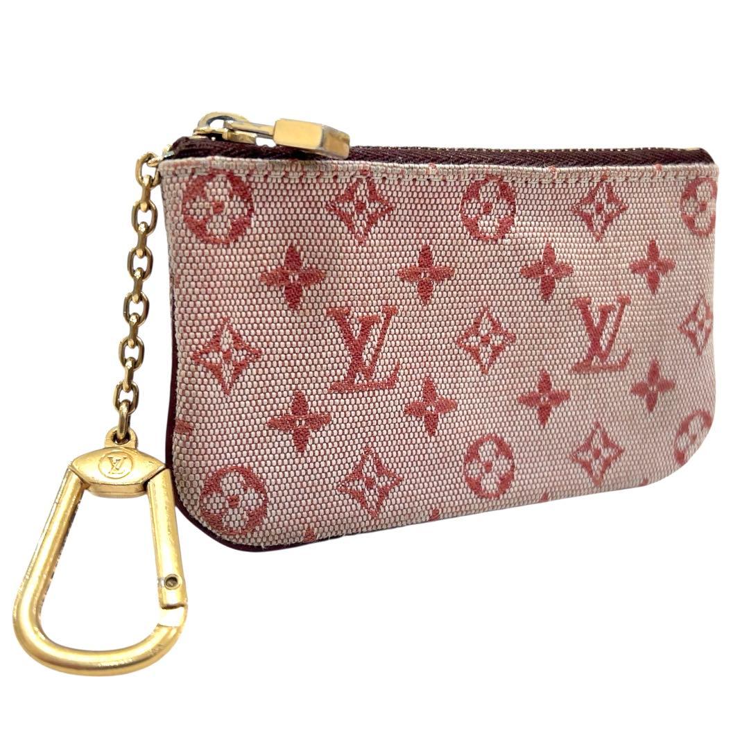 ルイヴィトン ケース モノグラムミニ ポシェットクレ ゴールド チェリー