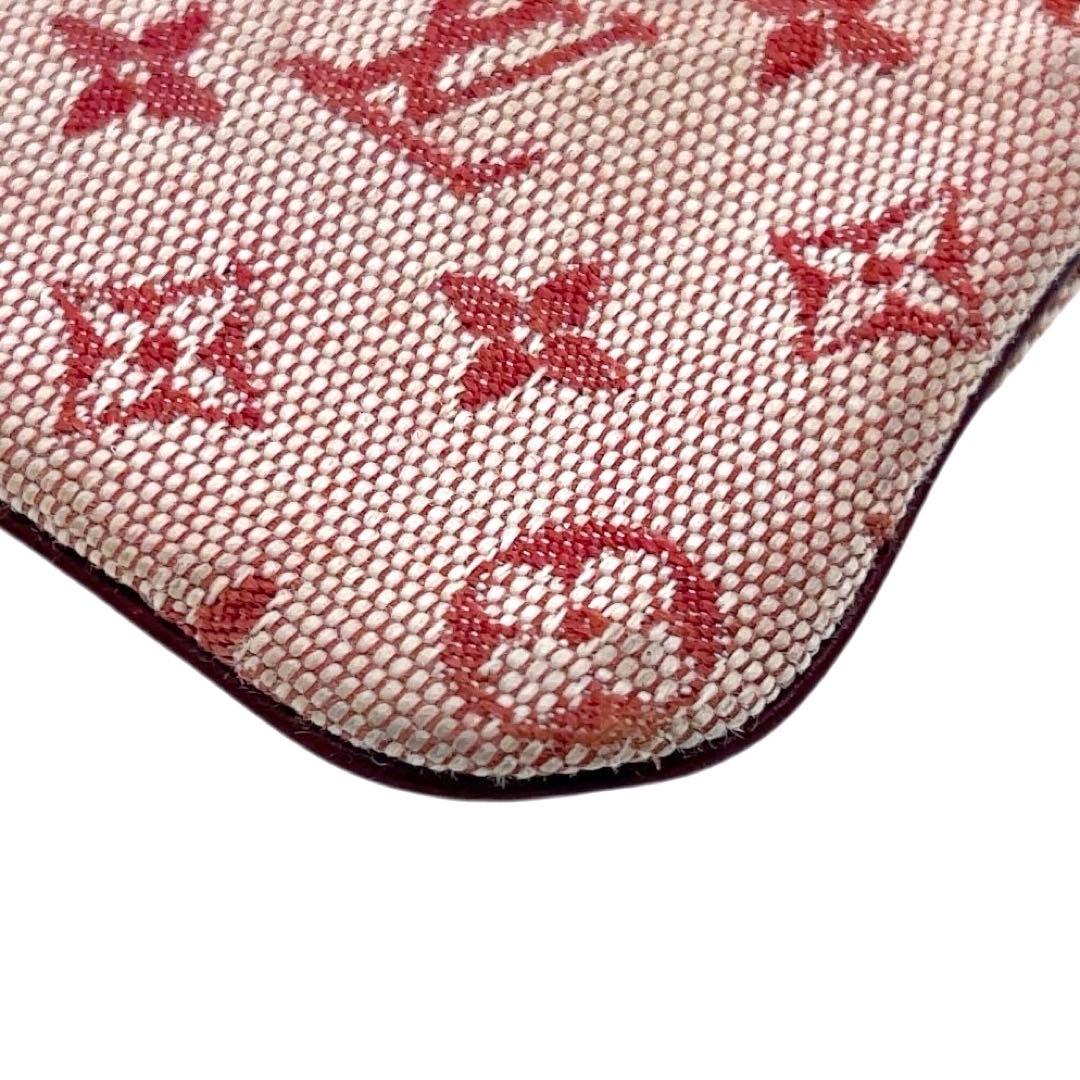 ルイヴィトン ケース モノグラムミニ ポシェットクレ ゴールド チェリー