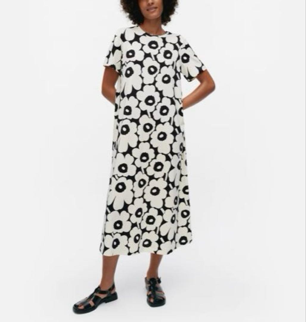 ★SALE Pisteinen Unikko ワンピース Sマリメッコ