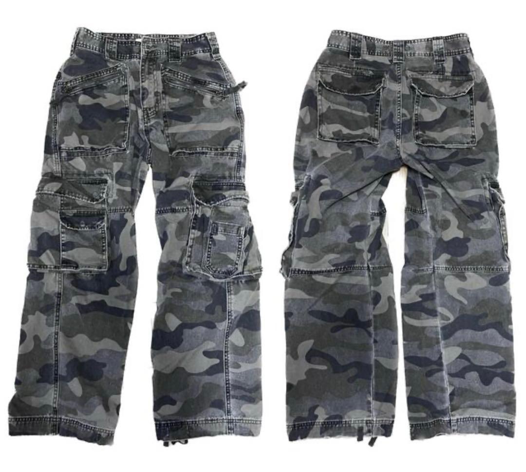 bohemseo 2000Archivesカモフラージュ　ミリタリーカーゴパンツ