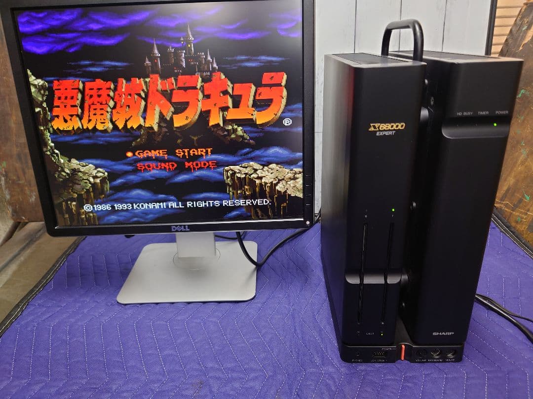 X68000　EXPERT　II　外装までメンテナンス済本体のみ