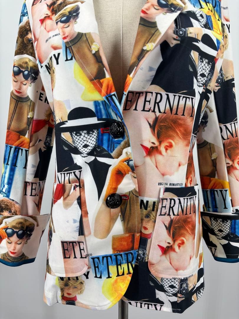 【Regina Romantico】美品！ジャケット　アウター総柄　38