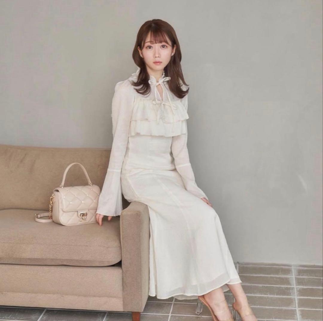 ワンピース rosemuse tiered frill boleroset onepiece