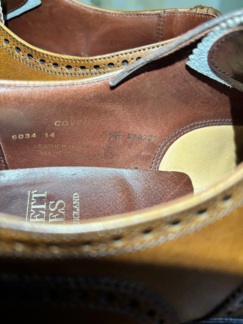 【最終価格】CROCKETT&JONES ダークブラウン7 1/2【美品】