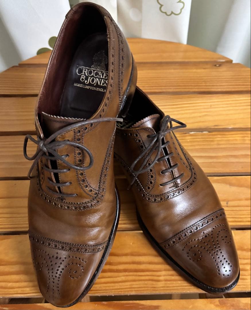 【最終価格】CROCKETT&JONES ダークブラウン7 1/2【美品】