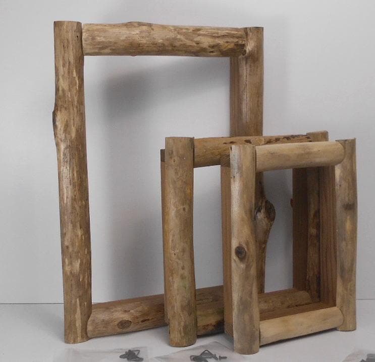 RIKUMU◆SMサイズ用の流木額縁フレーム