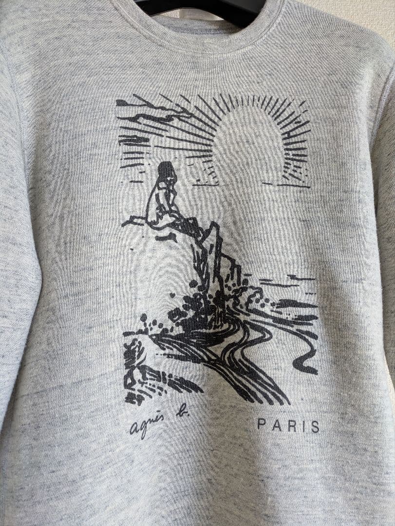 agnes b. 綿ウールスウェットトレーナー　M 90s Vintage