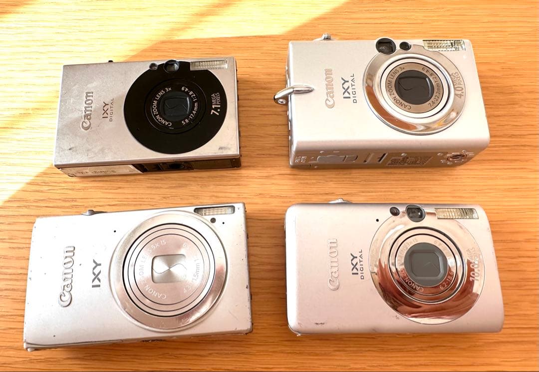Canon IXY シリーズ4点ジャンク