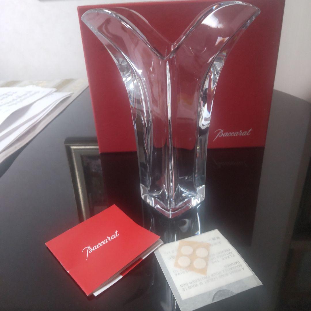 Baccarat クリスタル花瓶 Y字型