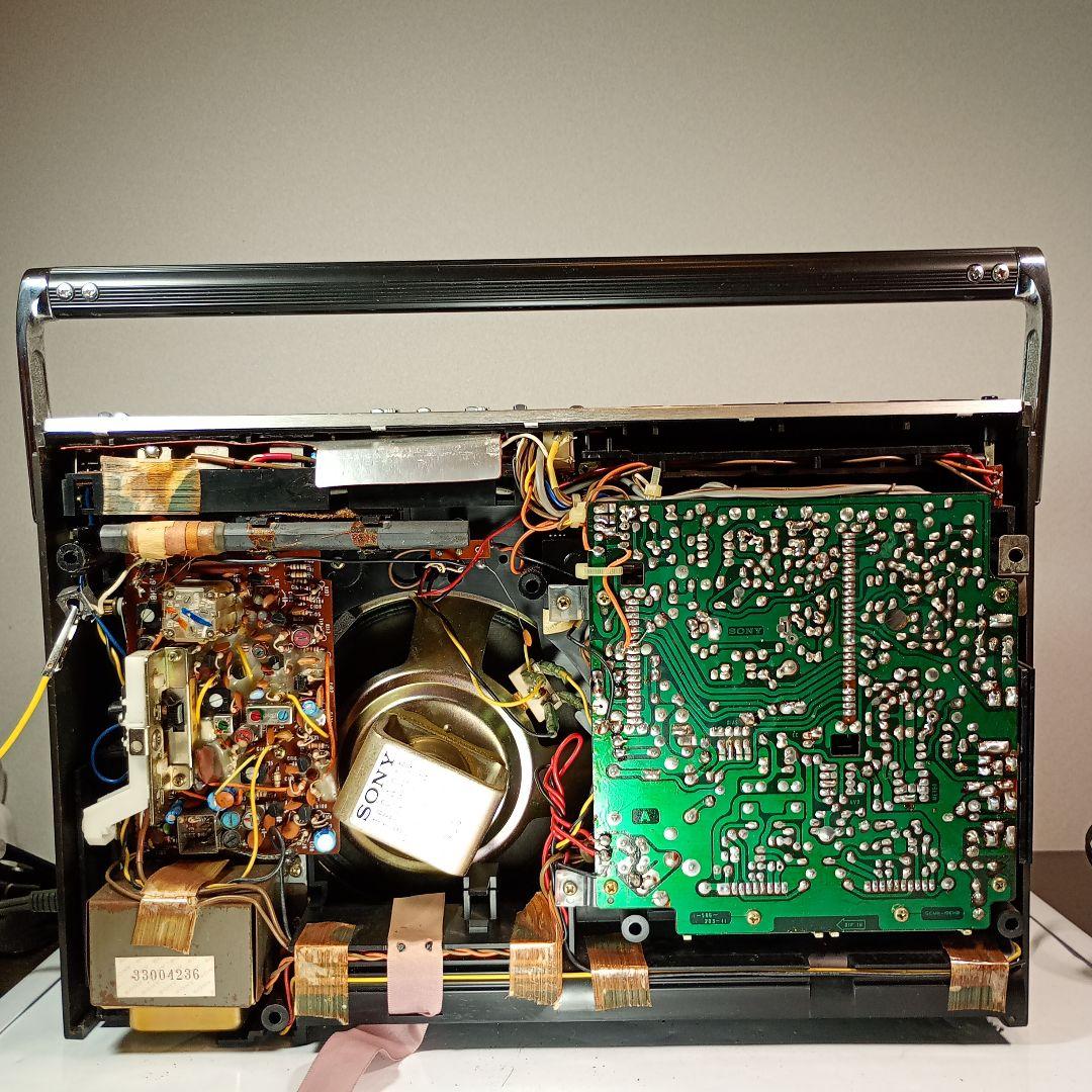 SONY ラジカセ　CF-1980V　動作品。 電源ケーブル付き