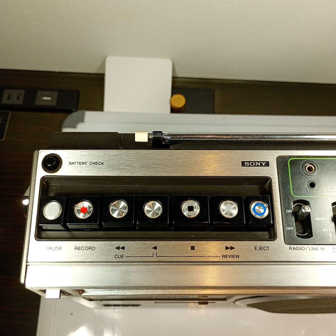 SONY ラジカセ　CF-1980V　動作品。 電源ケーブル付き